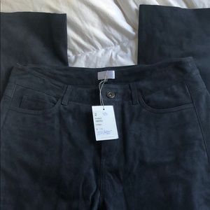 {Ecru} Blue Hudson 100% suede jeans